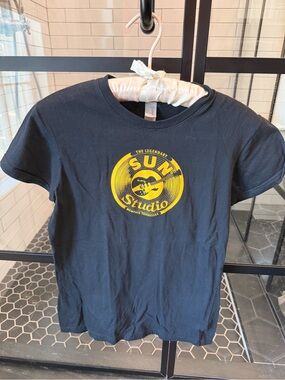Black SUN Studio Graphic Short Sleeve Tee